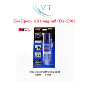 Hộp 12 vĩ Keo EPOXY AB DEYI dạng ống tiêm E501 -24ml