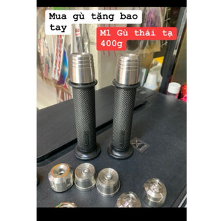 gù inox tay lái chống rung tặng bao tay