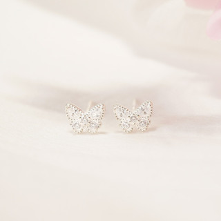 Khuyên tai bạc nữ LAMY Fashion Butterfly Silver Earrings 3245- Khuyên tai bạc ta