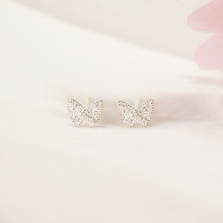 Khuyên tai bạc nữ LAMY Fashion Butterfly Silver Earrings 3245- Khuyên tai bạc ta