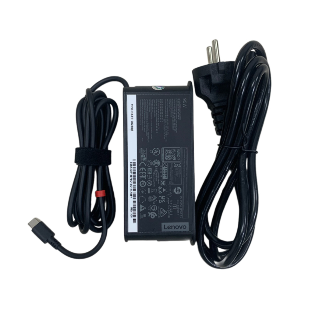 Sạc dùng cho lenovo 20V - 4.75A (95W) USB-C ZIN Lenovo Thinkpad Carbon x1 5th 6th Gen, IdeaPad 13