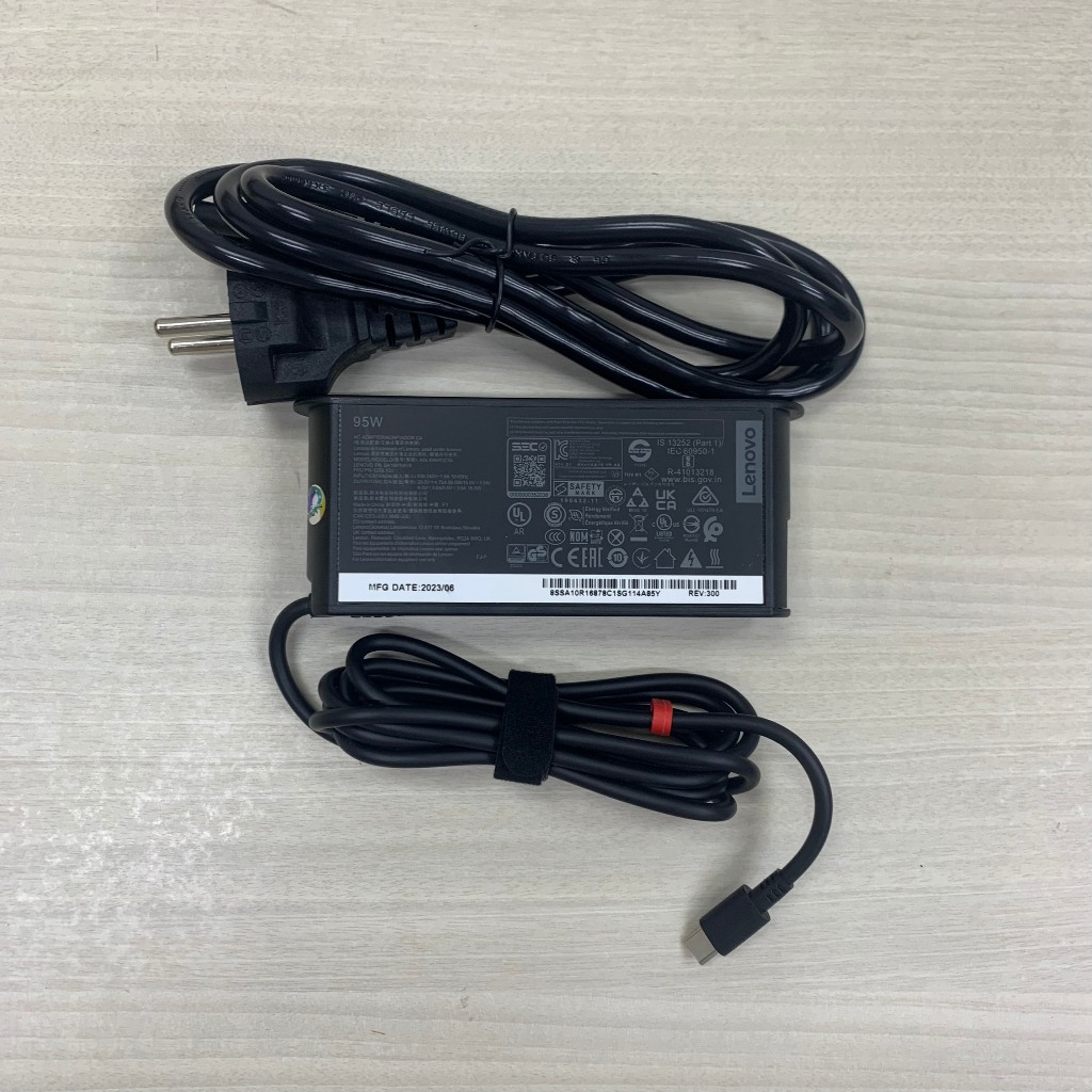Sạc dùng cho lenovo 20V - 4.75A (95W) USB-C ZIN Lenovo Thinkpad Carbon x1 5th 6th Gen, IdeaPad 13