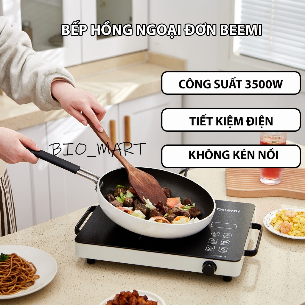 (3500W) Bếp hồng ngoại đơn Beemi nội địa cao cấp không kén nồi, công ...