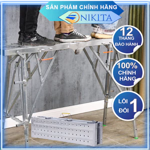 Giàn giáo nhiều kích thước để lựa chọn, gấp gọn tiện di chuyển, bền chắc, chính hãng Nikita