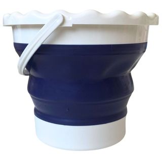 [Nu-Art HCM] Xô Rửa Cọ Gấp Gọn Mont Marte - Có Quay Xách và Giá Gác Cọ Dung Tích 2 Lít