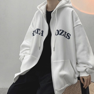 Áo Khoác Jacket Hoodie Zip Nỉ Thu Đông Nam Nữ YSTAOZIS Unisex Form Rộng
