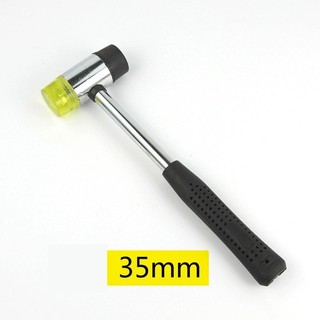 Búa cao su 💪FREE SHIP💪 Búa cao su 2 đầu vàng đen nhiều kích thước hàng nhập khẩu LMTS BUACAOSU