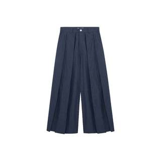 Quần Váy 67% Jean Vải Denim Unisex - PLEATED SKIRT PANTS