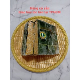 TEMPEH ĐẬU GÀ GÓI LÁ CHUỐI 100% NON-GMO (SỐ 1) (đạm chay thay thịt, thay đậu hũ)
