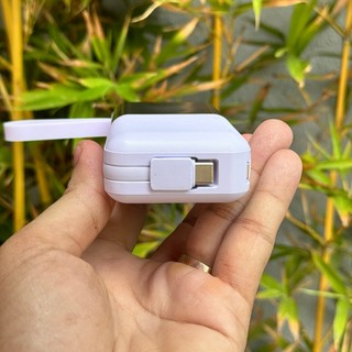 Pin dự phòng sạc nhanh Remax RPP-678 10000mAh cáp typeC in/out - 2 cáp QC 22.5W và PD 20W
