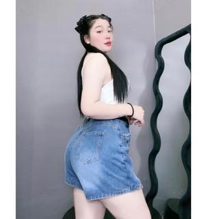 Quần váy Jean Bigsize Nữ chất mềm dáng chữ A lưng cao tôn dáng không co giãn mặc thoáng mát GV3/GV2