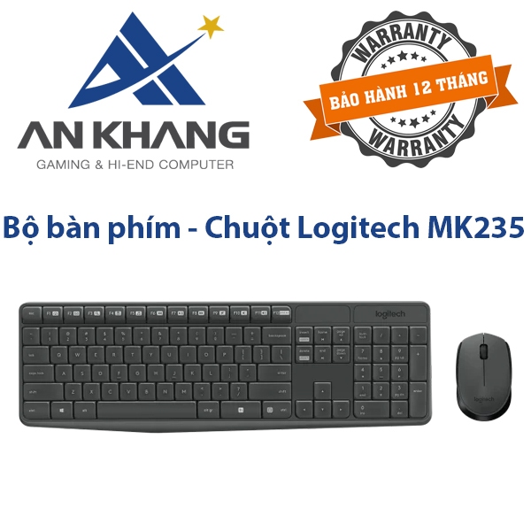 Bộ Bàn Phím Chuột Logitech Mk235 Hàng Chính Hãng Shopee Việt Nam 6290