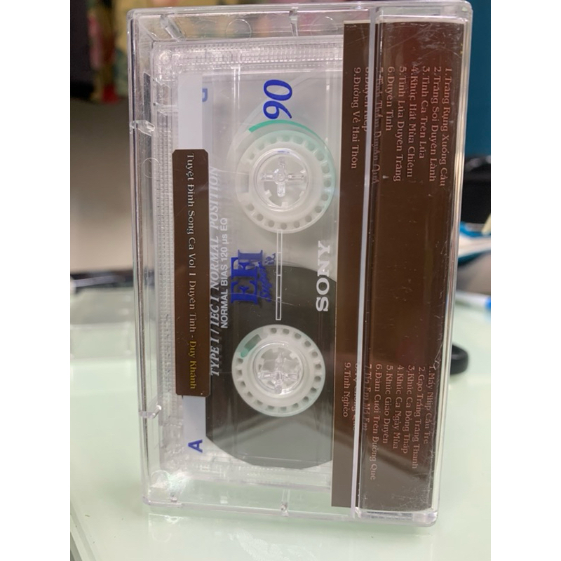 Băng Cassette Duy Khánh - Duyên Tình, Tuyển Tập Song Ca