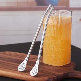 ỐNG HÚT LỌC BÃ TRÀ INOX 304 COMBO 3 KÈM CỌ VỆ SINH | THÌA LỌC TRÀ HOA TRÀ THẢO MỘC DETOX TÁI SỬ DỤNG