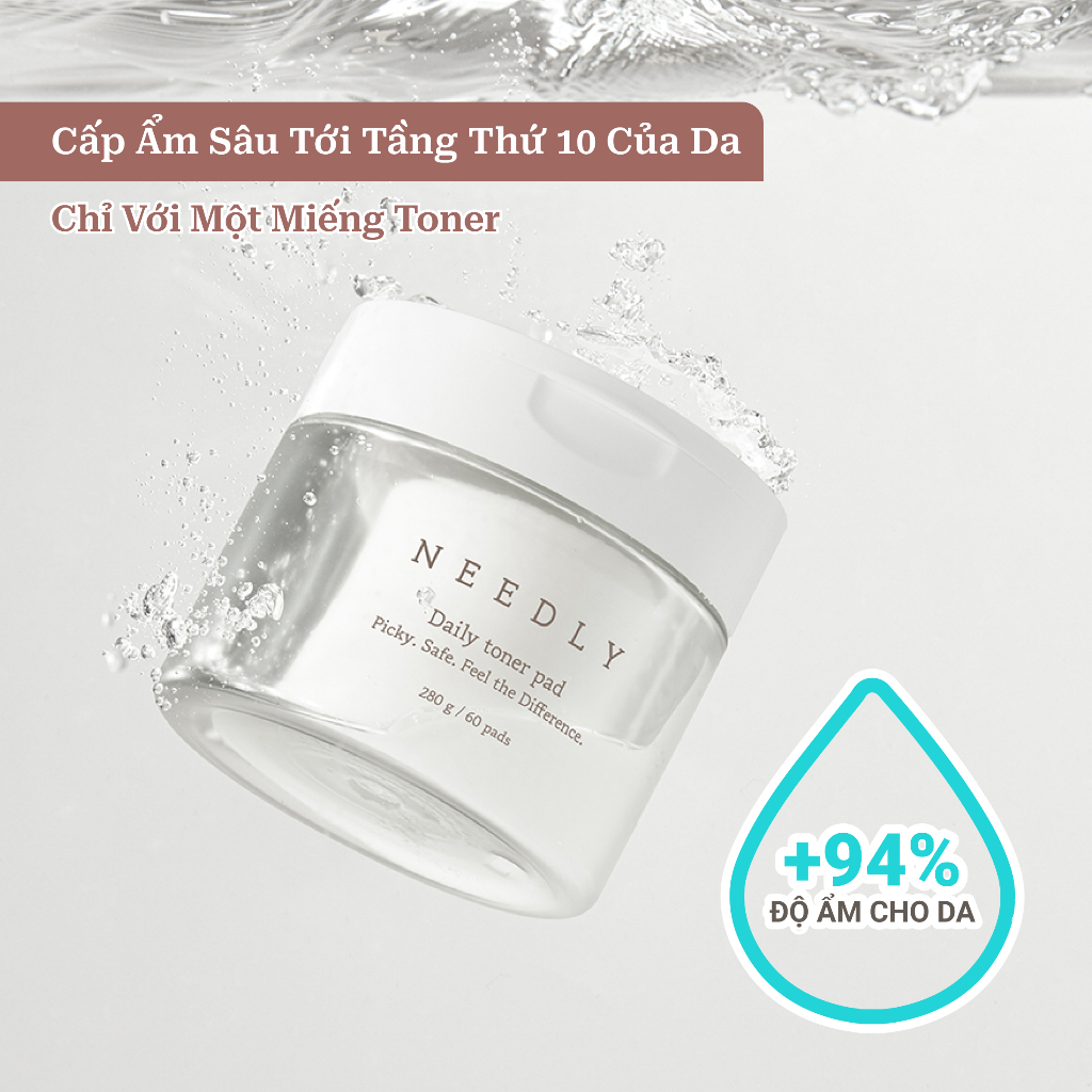 Ảnh Toner Pad Needly Daily Cấp Ẩm Cải Thiện Lỗ Chân Lông 280G 60 Miếng 3