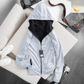 Áo khoác chống nắng nam nữ 2 lớp mặc được 2 mặt chất vải thun thông hơi có giãn 4 chiều- ROSE GOLD