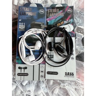 Tai nghe nhét tai có dây D21 Bass Jack 3.5mm