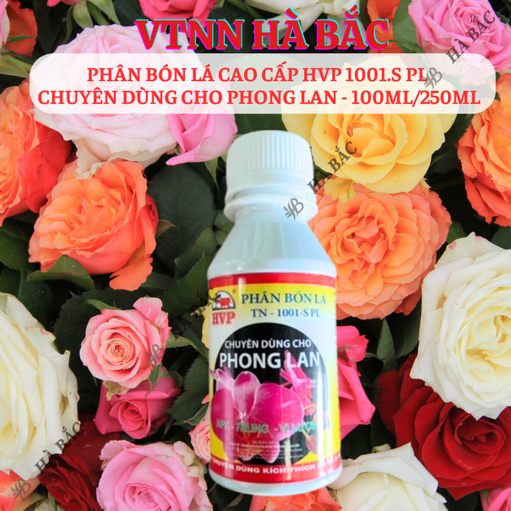 Phân Bón Lá Cao Cấp HVP 1001.S PL (Chai 100ml) Chuyên Dùng Cho Phong Lan, ra rễ mạnh, nẩy chồi lá xanh tốt