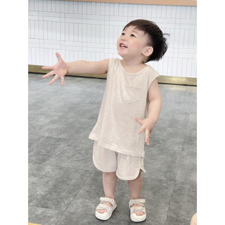 Bộ đồ mùa hè cho bé BATALA KIDS, Set quần áo cotton xược 4 màu kiểu Hàn Quốc cho bé trai bé gái thoáng mát thoải mái bé
