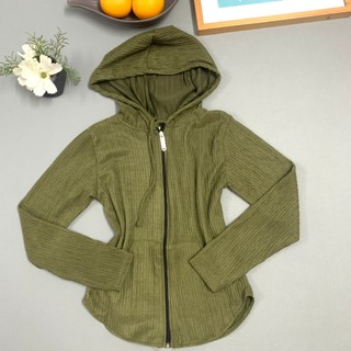Áo Khoác Nữ Chống Nắng Thun Xốp Có Túi Mềm Mịn Mát Có Dây Kéo FORM dưới 53KG