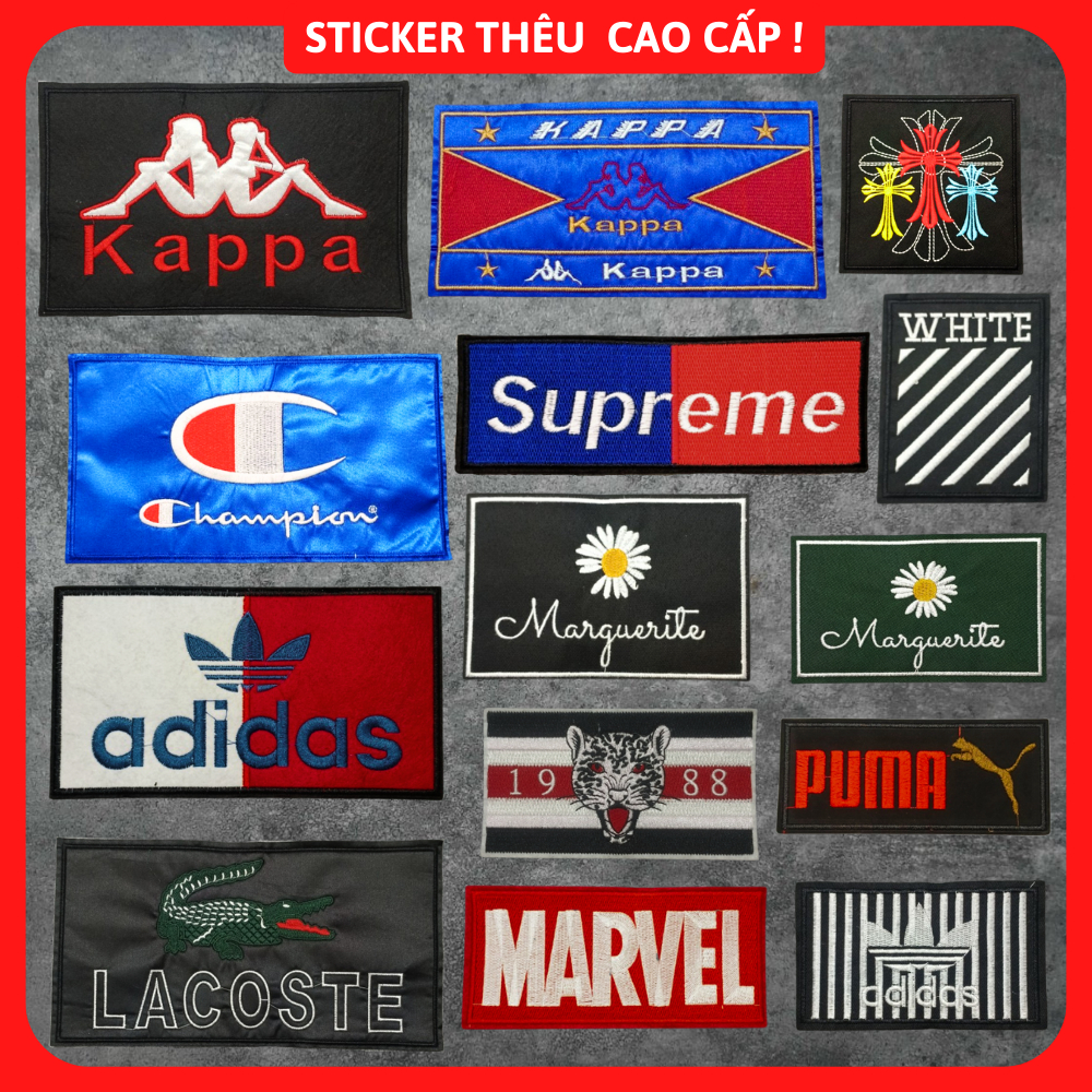 Sticker ủi áo cao cấp, miếng dán quần áo dùng làm Patch ủi, miếng vá ...