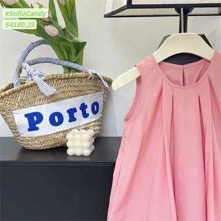 [ B&G ] Đầm bé gái màu hồng dáng suông size bé từ 10-45kg