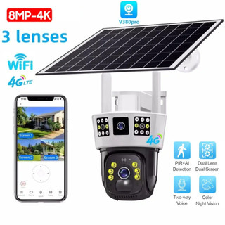 Camera 4G Năng Lượng Mặt Trời, Ip66 Chống Thấm Nước, Hoạt Động Ổn Định, Có Mic Thu Âm, Màu Ban Đêm