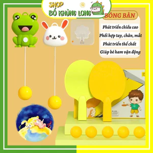 Đồ Chơi Bóng Bàn Treo Tường Cho Bé Ếch Bóng Bàn Treo Cho Bé Đồ Chơi Cho Bé Trai - BỐ KHỦNG LONG