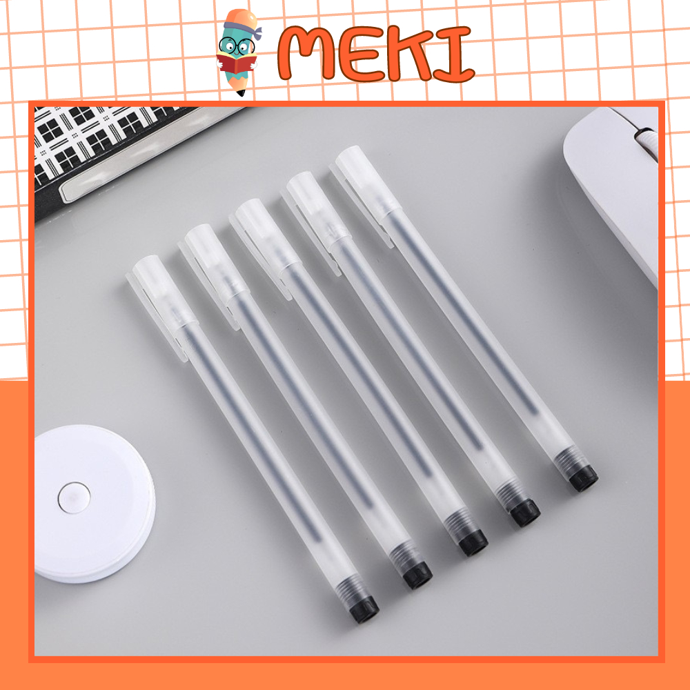Combo 10 Bút Gel MEKI Bút Bi Nước Mực Gel Đen Xanh Đỏ Khô Nhanh Ngòi 0.5mm, Mực Đều, Nét Chữ Đẹp Đủ Màu | BigBuy360 - bigbuy360.vn