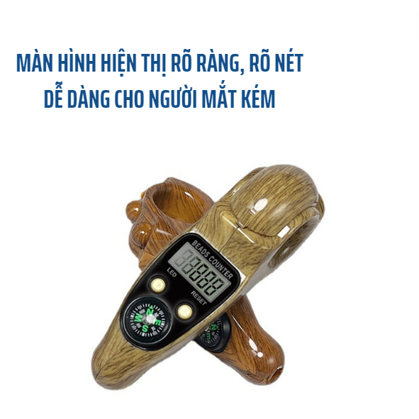 Máy Bấm Đếm Số Niệm Phật, Tràng Hạt Điện Tử Niệm Phật Kí Số dễ dàng sử dụng, màn led hiện thị số