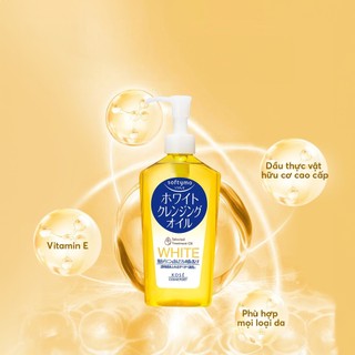 Dầu tẩy trang Softymo White Cleansing Oil giúp dưỡng sáng da (230ml)