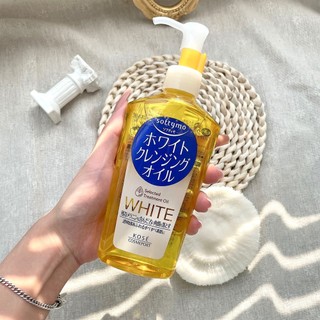 Dầu tẩy trang Softymo White Cleansing Oil giúp dưỡng sáng da (230ml)