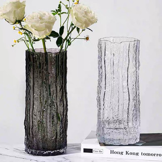 ( Giá dùng thử) Lọ hoa thủy tinh sang trọng gudecor , bình hoa decor phòng ngủ và trang trí phòng khách cao cấp