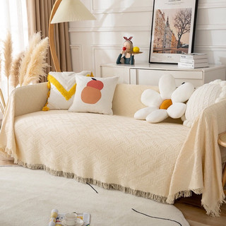 Khăn Phủ Sofa, Mền Đắp Thư Giãn, Thảm Trải Sàn, Decor Chụp Ảnh Loại Một Màu