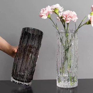 ( Giá dùng thử) Lọ hoa thủy tinh sang trọng gudecor , bình hoa decor phòng ngủ và trang trí phòng khách cao cấp