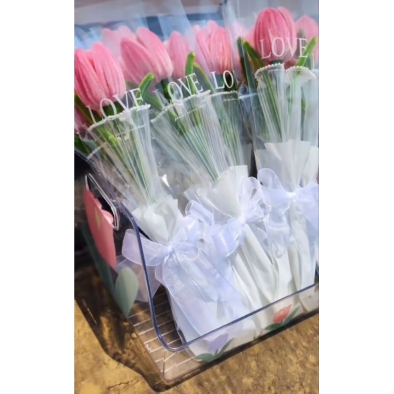 Hoa Tulip Kẽm Nhung Siêu Rẻ, Quà Tặng Siêu Đẹp