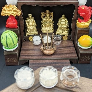 Hủ Muối Gạo Nước mini Thờ Cúng Bàn Thờ mini, Trang Trí