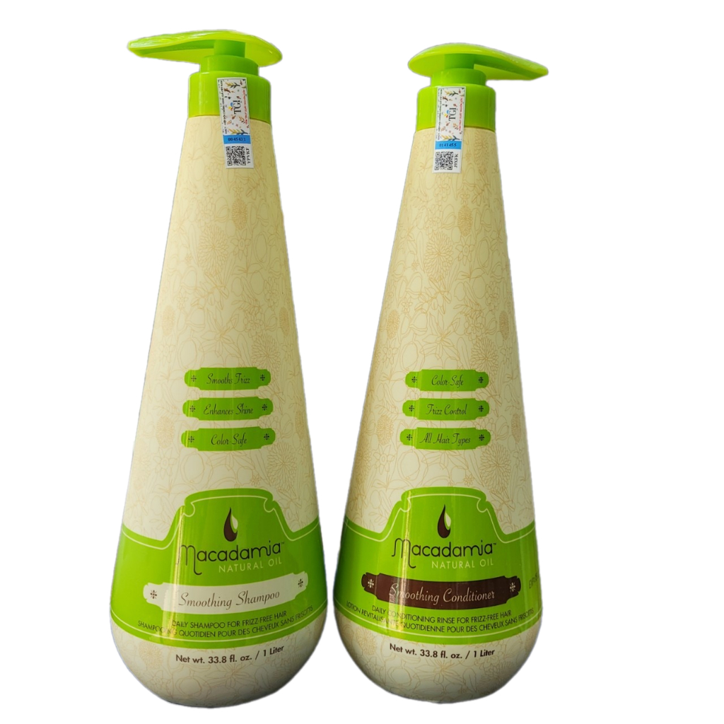 Dầu gội xả dưỡng ẩm siêu mượt Macadamia Smoothing 1000mlx2 | Shopee Việt Nam