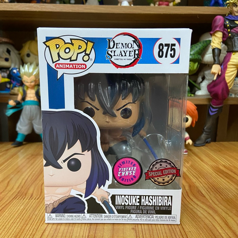 Mô Hình Funko Pop Anime Demon Slayer Kimetsu No Yaiba Inosuke Hashibira Flocked Chase 1793