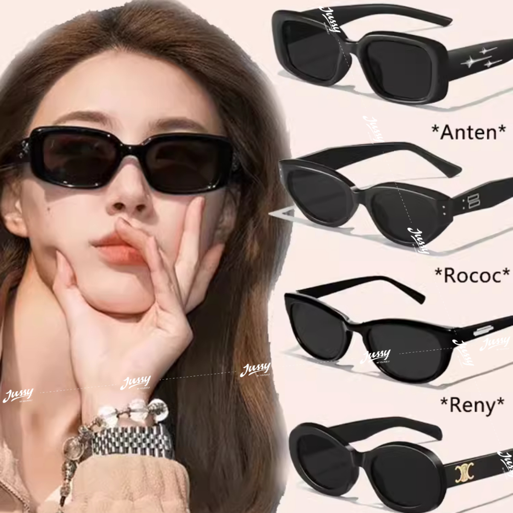 Kính Mát JMK01 Cao Cấp Jussy Official Kính Gọng Mắt Mèo Chống Tia Uv Phong Cách Thời Trang Hàn Quốc Cho Nam Và Nữ