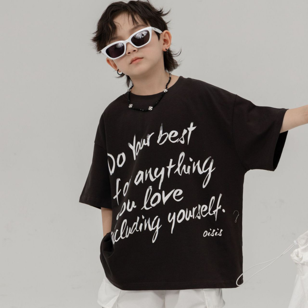 Áo Thun Ngắn Tay Mùa Hè Cho Bé Trai, Bé Gái In Hình Năng Động, Cổ Tròn B510 | JJ Kids Fashion