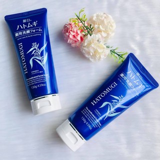 Sữa rửa mặt Hatomugi Kumano Reihaku Facial Foam giúp ngăn ngừa mụn và làm sáng da (130g)