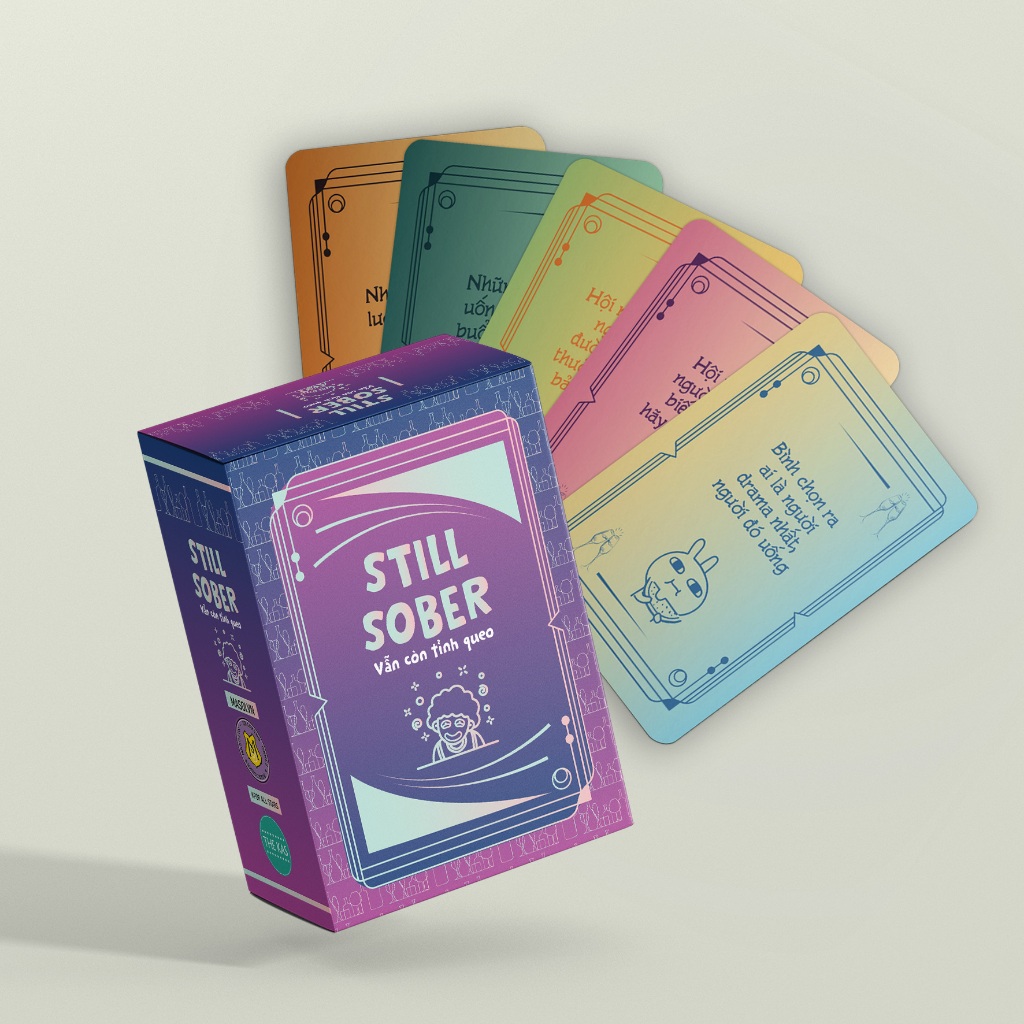 Bộ Bài Still Sober Huệ B Drinking Game Việt Hóa Giấy Cứng Nhậu Gắn Kết Bạn Bè