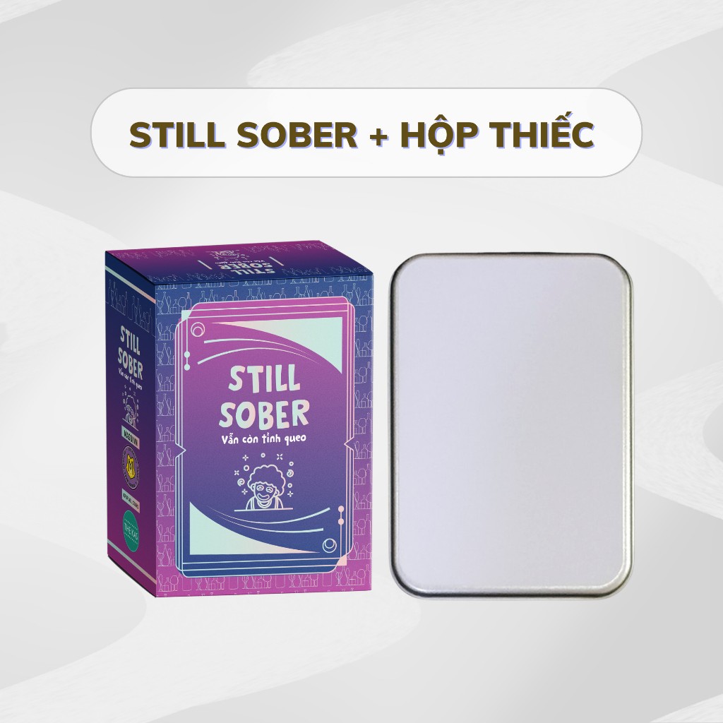 Bộ Bài Still Sober Huệ B Drinking Game Việt Hóa Giấy Cứng Nhậu Gắn Kết Bạn Bè