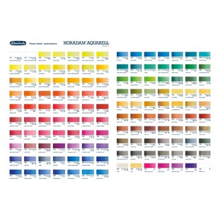 Schmincke Horadam - Màu nước họa sĩ dạng ô nhỏ tiện lợi Schmincke Horadam Aquarelle halfpan 🐻🌸 Lựa chọn lẻ từng màu