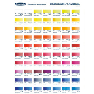 Schmincke Horadam - Màu nước họa sĩ dạng ô nhỏ tiện lợi Schmincke Horadam Aquarelle halfpan 🐻🌸 Lựa chọn lẻ từng màu