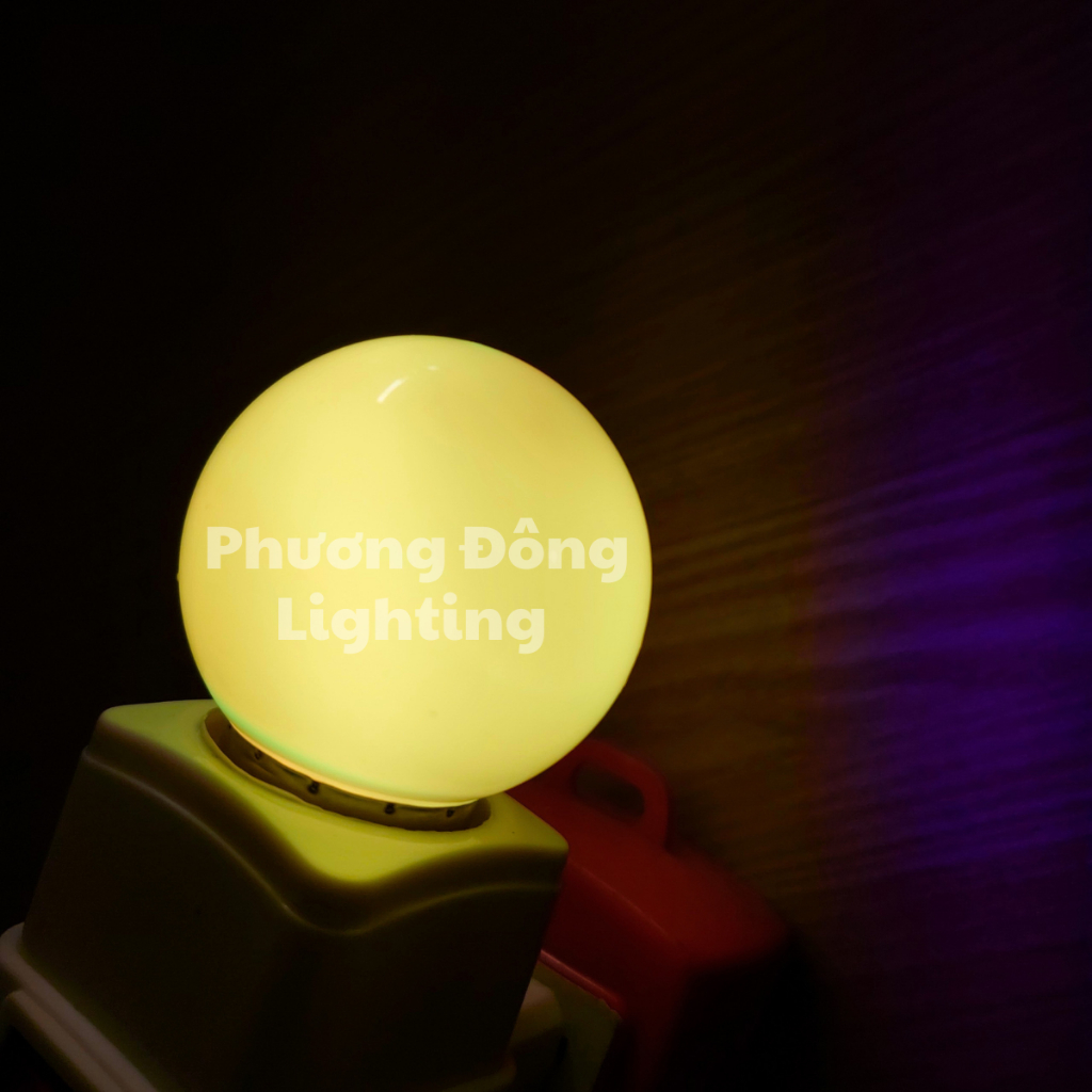 Bóng LED Chanh Đổi màu tự động 5 chế độ