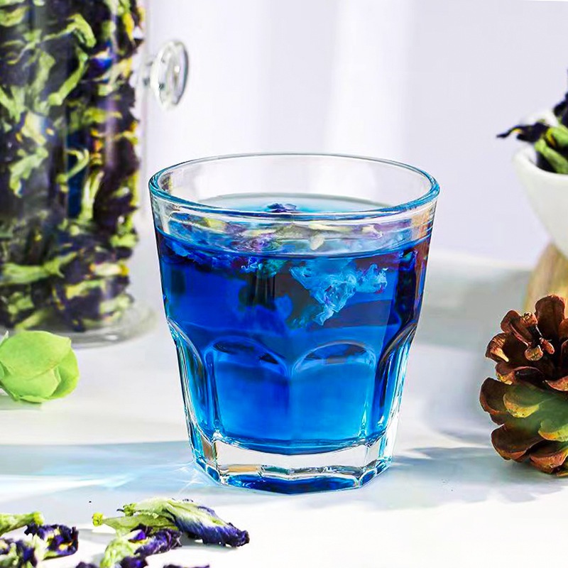 500g Trà Hoa Đậu Biếc sấy lạnh xanh tím đẹp, không vụn giúp đẹp da, chống lão hóa, thư giãn