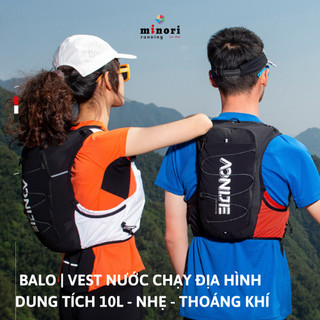 Balo Vest Nước Chạy Trail AONIJIE C9116 MB 10L Siêu Nhẹ Không Gồm Túi Đựng Gậy chạy trail