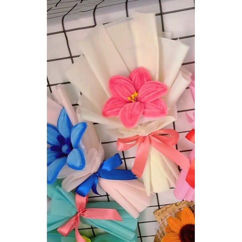 Bó Hoa Ly Kẽm Nhung Decor, Quà Tặng Siêu Đẹp